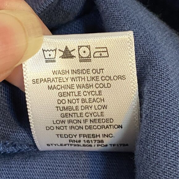 Teddy Fresh sz M Long Sleeve T Shirt - Picture 8 of 8